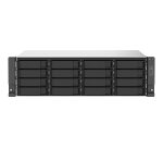 QNAP TS-1673AU-RP-16G serveur de stockage NAS Rack (3 U) Ryzen Embedded V1500B 16 Go DDR4 0 To QNAP QTS Noir, Gris
