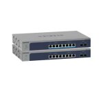 NETGEAR MS510TXUP commutateur réseau Géré L2/L3/L4 10G Ethernet (100/1000/10000) Connexion Ethernet, supportant l'alimentation via ce port (PoE) Gris, Bleu