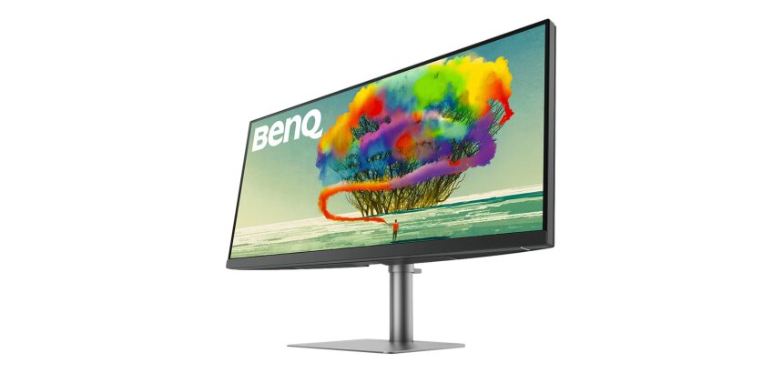 BenQ PD3420Q écran plat de PC 86,4 cm (34") 3440 x 1440 pixels Quad HD LED Gris