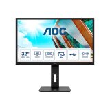 AOC P2 Q32P2 écran plat de PC 80 cm (31.5") 2560 x 1440 pixels 2K Ultra HD LED Noir