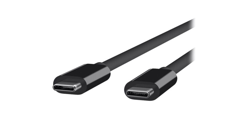 DLH Cable USB-C vers USB-C 1m 3.25A 65W max noir