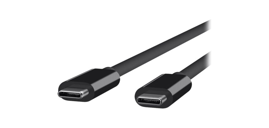 DLH Cable USB-C vers USB-C 1m 3.25A 65W max noir