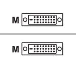 MCL Cable DVI-D Male/Male Dual Link 2m câble DVI Noir