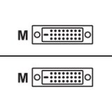 MCL Cable DVI-D Male/Male Dual Link 2m câble DVI Noir