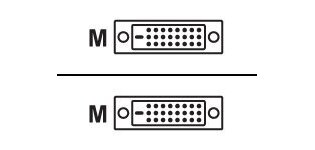 MCL Cable DVI-D Male/Male Dual Link 2m câble DVI Noir