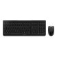 CHERRY DW 3000 Ensemble Clavier & Souris sans fil, noir, USB, AZERTY - FR