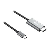 Trust Calyx adaptateur graphique USB Noir, Métallique