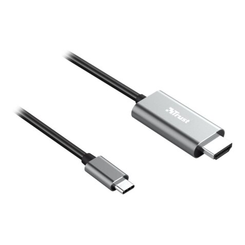 Trust Calyx adaptateur graphique USB Noir, Métallique