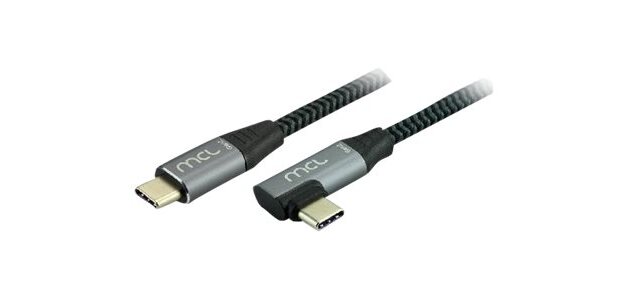 MCL MC1C99A3C1052CZ câble USB USB 3.2 Gen 2 (3.1 Gen 2) 2 m USB C Noir, Gris