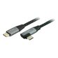 MCL MC1C99A3C1052CZ câble USB USB 3.2 Gen 2 (3.1 Gen 2) 2 m USB C Noir, Gris