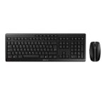 CHERRY Stream Desktop Recharge clavier Souris incluse Universel RF sans fil AZERTY Français Noir