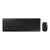 CHERRY Stream Desktop Recharge clavier Souris incluse Universel RF sans fil AZERTY Français Noir