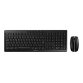 CHERRY Stream Desktop Recharge clavier Souris incluse Universel RF sans fil AZERTY Français Noir