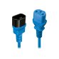 Lindy câble électrique couleur Coupleur C14 Coupleur C13 - 1 M