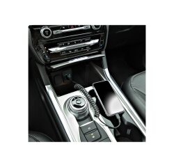 Câble USB-A vers Lightning spiralé - 0,5 m - noir