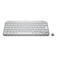 Logitech MX Keys Mini for Business clavier Bureau RF sans fil + Bluetooth AZERTY Français Aluminium, Blanc