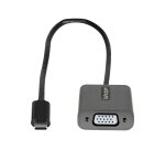 StarTech.com Adaptateur USB C vers VGA - Dongle Adaptateur 1080p USB Type-C vers VGA - Convertisseur Vidéo USB-C (DP Alt Mode) vers Écran VGA - Compatible TB3 - Câble Attaché de 30,4cm de long - Version Améliorée de CDP2VGA