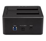 StarTech.com Station d'accueil USB 3.0 pour 2 disques durs SATA 2,5"/3,5" - Dock HDD/SSD à deux baies