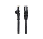 StarTech.com Câble Ethernet CAT6 10m - LSZH (Low Smoke Zero Halogen) - Cordon RJ45 UTP Anti-accrochage 10 GbE LAN - Câble Réseau Internet 650MHz 100W PoE - Noir - Snagless - 24AWG