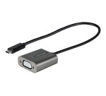 StarTech.com Adaptateur USB C vers VGA - Dongle Adaptateur 1080p USB Type-C vers VGA - Convertisseur Vidéo USB-C (DP Alt Mode) vers Écran VGA - Compatible TB3 - Câble Attaché de 30,4cm de long - Version Améliorée de CDP2VGA