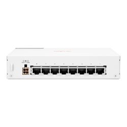 HPE Aruba Networking Aruba Instant On 1430 8G Non-géré L2 Gigabit Ethernet (10/100/1000) Connexion Ethernet, supportant l'alimentation via ce port (PoE) Blanc