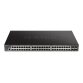 D-Link DGS-1250-52XMP Géré L3 Connexion Ethernet, supportant l'alimentation via ce port (PoE) Noir