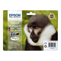 Epson Monkey Multipack "Singe" 4 couleurs - Encre DURABrite Ultra noire, cyan, magenta, jaune