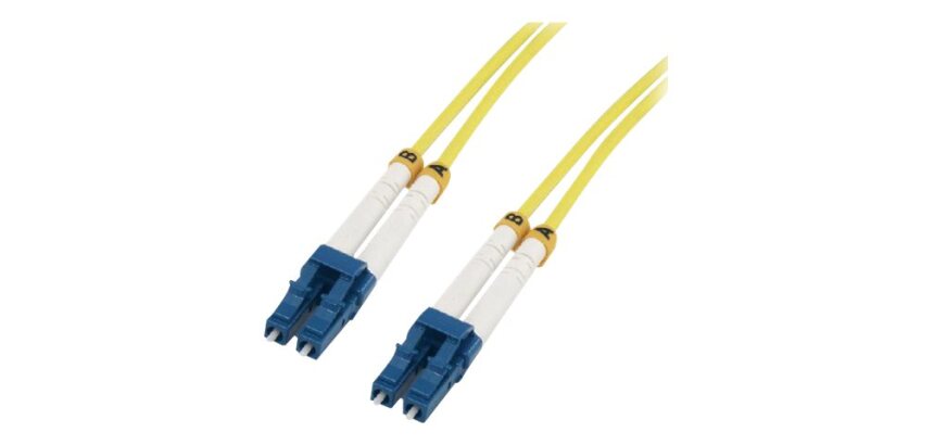 MCL 1m LC/LC OS2 câble InfiniBand et à fibres optiques Jaune