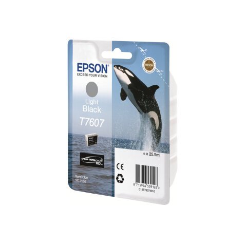 Epson T7607 - light black - original - ink cartridge