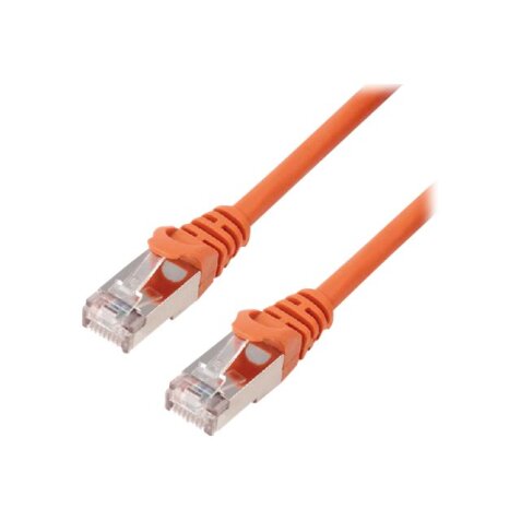 MCL 5m Cat6a F/UTP câble de réseau Orange F/UTP (FTP)