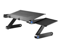 DLH SUPPORT ERGONOMIQUE - TABLE DE LIT PLIABLE POUR ORDINATEUR PORTABLES ET TABLETTES