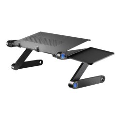 DLH SUPPORT ERGONOMIQUE - TABLE DE LIT PLIABLE POUR ORDINATEUR PORTABLES ET TABLETTES