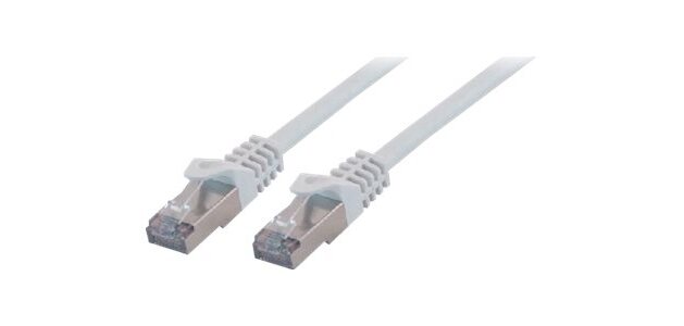 MCL 0.3m Cat6 F/UTP câble de réseau Blanc 0,3 m F/UTP (FTP)