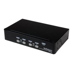 StarTech.com Commutateur KVM 4 Ports VGA USB, Montage en Rack et OSD - Switch KVM - 1920x1440
