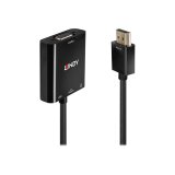 Lindy 38285 câble vidéo et adaptateur 0,1 m HDMI Type A (Standard) VGA (D-Sub) Noir