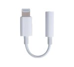 Câble téléphone portable Bbc Adaptateur Jack 3,5mm vers Lightning Blanc