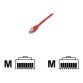 MCL Cable RJ45 Cat5E 0.5 m Red câble de réseau Rouge 0,5 m U/UTP (UTP)