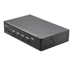 StarTech.com Commutateur KVM HDMI à 4 Ports - Moniteur Unique 4K 60Hz Ultra HDR - Commutateur KVM de Bureau HDMI 2.0 avec Hub USB 3.0 à 2 Ports (5Gbps) et 4x USB 2.0 HID, Audio - TAA