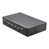 StarTech.com Commutateur KVM HDMI à 4 Ports - Moniteur Unique 4K 60Hz Ultra HDR - Commutateur KVM de Bureau HDMI 2.0 avec Hub USB 3.0 à 2 Ports (5Gbps) et 4x USB 2.0 HID, Audio - TAA