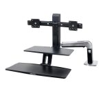 Ergotron WorkFit -A 61 cm (24") Bureau Noir