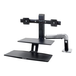 Ergotron WorkFit -A 61 cm (24") Bureau Noir