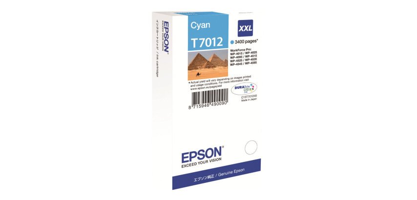 Epson Encre Cyan XXL (3 400 p)