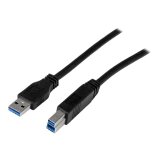 StarTech.com Câble Certifié USB 3.0 A vers B 1 m - M/M - Cordon USB3 SuperSpeed USB A USB B