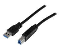 StarTech.com Câble Certifié USB 3.0 A vers B 1 m - M/M - Cordon USB3 SuperSpeed USB A USB B