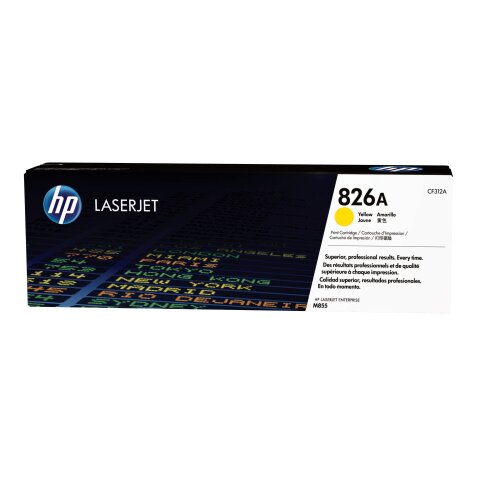 HP 826A - Gelb - original - LaserJet - Tonerpatrone (CF312A)