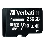 Verbatim Premium U1 256 Go MicroSDXC UHS-I Classe 10
