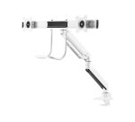 Neomounts NM-D775DXWHITE Support d'écran à fixer 10-32" - ressort à gaz - Topfix - arrêt 180°