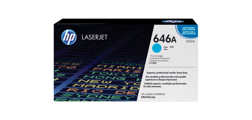 HP 646A - Cyan - original - LaserJet - Tonerpatrone (CF031A)