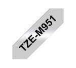 Brother TZE-M951 ruban d'étiquette Noir sur argent