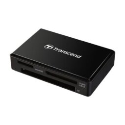 Transcend RDF8 geheugenkaartlezer Micro-USB Zwart